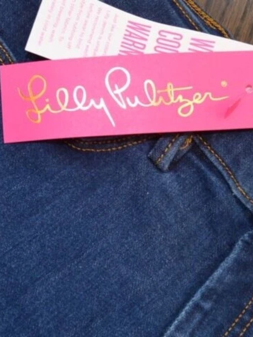 Lilly Pulitzer Eagan Hi-Rise Super Skinny Jeans authentic ankle fit size 4. NWT - Picture 6 of 7